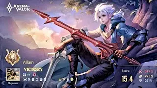Unleash the Warrior Within: Allain's Deadly Sword Skills | Arena of Valor