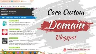 Cara Custom Domain Blogspot