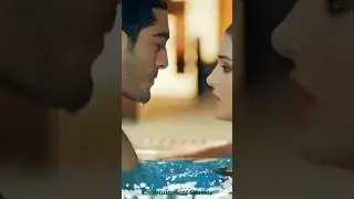 Murat Teaches Hayat To Swim 🌹❤️💞 #hindidubbed #aşklaftananlamaz #hayatmurat #shortsvideo #handeerçel