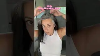 The EASIEST gray blending hairstyle! 😘 