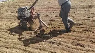 Планировка участка самодельной бороной