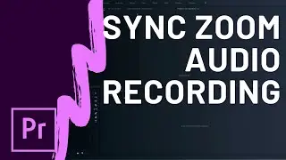 How to Edit Audio From A Zoom Recording With Multiple People Premiere Pro CC