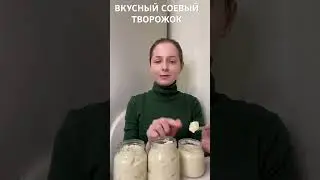Творожок растительный на закваске из лактобактерий.