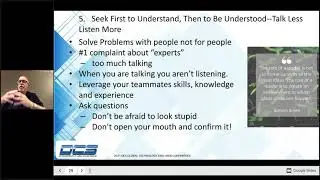 DCS 7 Habits Series Part 6 - Seek First to Understand, Then to Be Understood -Talk Less, Listen More