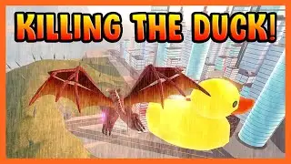 Roblox Kaiju Universe - KILLING THE DUCK!