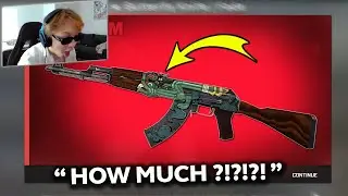 He unboxed a RARE StatTrak AK Fire Serpent..