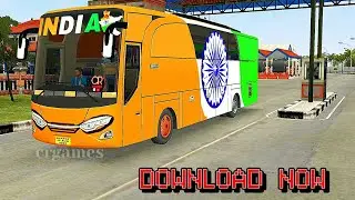 BHARTIYA TRI COLOUR FLAG LIVERY FOR BUS SIMULATOR INDONESIA