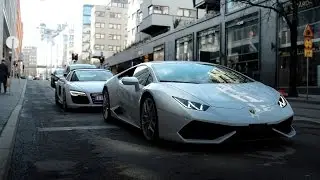 У кого пукан круче #3. Lambo Huracan vs. Audi R8