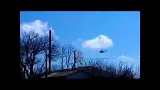 Славянск военные вертолёты  2014