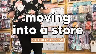 Studio Vlog 50 ✿ we moved into a store, making art & shop stuff ✿ Philippines