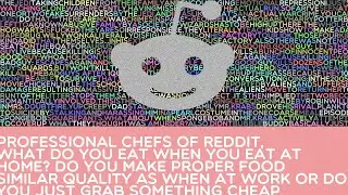 Professional Chefs of Reddit, What do you eat when you eat at home? Do you make proper food similar