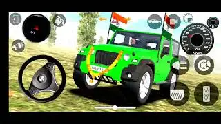 Dollar (song) New green Mahindra Thar 😈 || village offroading || (Android gameplay) || 