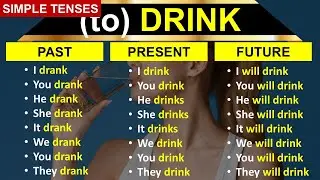 (to) DRINK | Simple Tenses