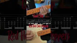 Can't Stop Red Hot Chili Peppers Guitar Riff with Tab