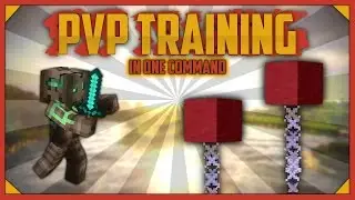 Minecraft - HONE YOUR PVP SKILLS | Pvp Training [One Command]