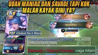 MIYA GW UDAH MANIAC DAN SAVAGE TAPI KOK ENDING NYA BEGINI? - MLBB