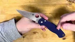 Unboxing Spyderco S110v PM2 Factory Seconds