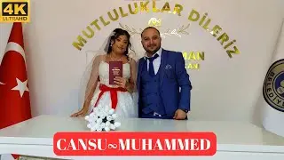 Gelin ve Damat Çok Mutlu! Cansu & Muhammed Nikahı |4K UHD| “Evet” ile Başlayan Hikâye