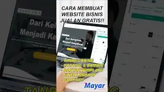 Cara Mudah Membuat Website Bisnis Penjualan Lengkap Gratis Tanpa Coding Menggunakan AI | Mayar ID