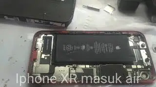 Iphone XR masuk air. bersihkan dan keringkan