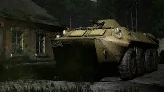 S.T.A.L.K.E.R. | Заброшенный военный блокпост | Анимированный постер | 4k (UE4)