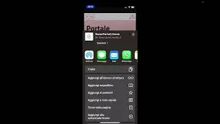 Portale Donatore: accesso con link IOS