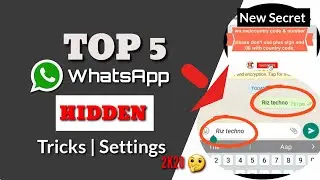 Top 5 Hidden Whatsapp tricks 2020 | Latest 5 hidden WhatsApp tricks and settings | whatsapp tricks