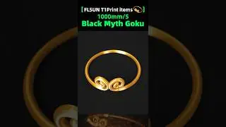 🖤 Black Myth: Wukong has arrived, are you ready? #flsunt1 #3dprinter #BlackMythWukong #BlackWukong