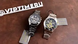 ✅✅✅Мужские механические часы скелетон Bulova Maquina 98A224 и 98A179