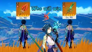 WHICH WEAPON IS BETTER FOR XIAO C0?! AND WHICH ONE HAS HIGHER DAMAGE!!![GENSHIN IMPACT]