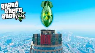 ЧТО БУДЕТ ЕСЛИ ЯДЕРНАЯ БОМБА ВЗОРВЕТСЯ В GTA 5 - ЭКСПЕРИМЕНТ В GTA 5