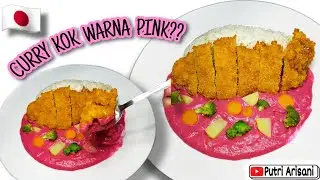 Kari kok warna pink? - JAPANESE PINK CURRY WITH CHICKEN KATSU