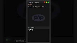 Hello World - Php ( Running from terminal ) 