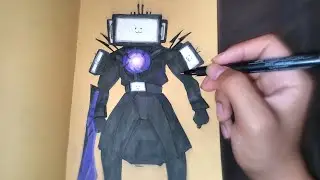 COMO DIBUJAR A TITAN TV MAN