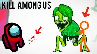 Alan Becker kill AMONG US @alanbecker