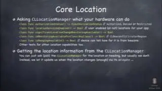 Stanford   Developing iOS 8 Apps with Swift   14  Core Location and MapKit