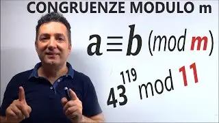 Congruenze modulo m - Aritmetica modulare