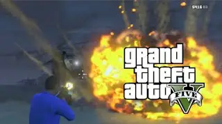 GTA 5 Online Funny Moments! Man VS Buzzard, Under Water Map Glitch & Optimus Prime!