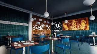 Render Test || Unreal Engine 5  || Café