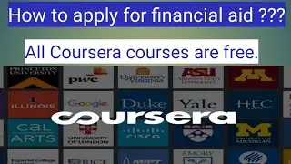 How we can apply for Coursera financial aid in Hindi || Free Coursera Certificate