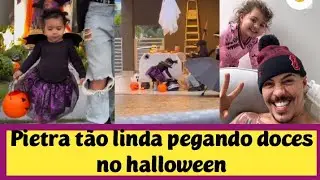 Biel e Tays Reis: Pietra tão linda pegando doces no halloween