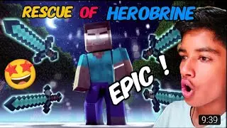 Revenge of Herobrine 😡😡🤗 Epic Minecraft animation ☺️😇