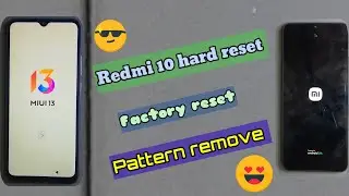 Redmi 10 hard reset | redmi 10 pattern unlock | redmi 10 factory reset | pin unlock | easy method