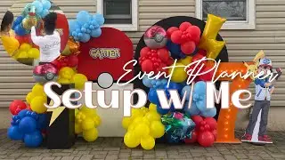 Setup w/ Me | Pokemon Theme Birthday Party | Kids Party Ideas | DIYWITHKI