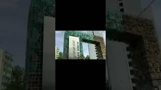 Габионная входная конструкция