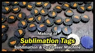 Making of Sublimation Tags | Sublimation | Sublimation Printer #sublimation  #lasercutting