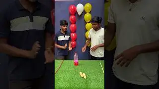 Bro Vs Bro Bottle Flip & Pop Balloon Challenge