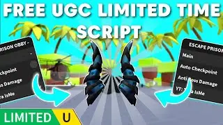 [FREE LIMITED UGC] Escape Prison Obby Script | Get the Ice Horn Item | Anti Boss Damage
