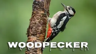 Great spotted woodpecker call