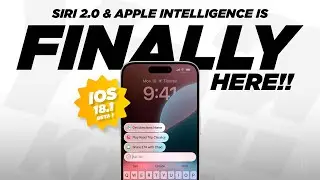 Apple Intelligence BETA is finally here (in iOS 18.1 Beta 1)